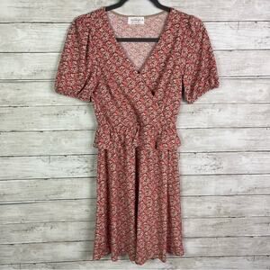 Kaileigh Floral Surplice Neckline Dress Size XS